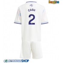 Maglie da calcio Aston Villa Matty Cash #2 Terza Maglia Bambino 2025-26 Manica Corta (+ Pantaloni corti)